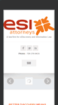 Mobile Screenshot of esiattorneys.com